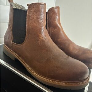 Women's Classic Brown Leather Ankle Boots